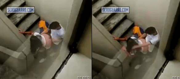 alumnos de prepa grabados cogiendo dentro del colegio y los cachan