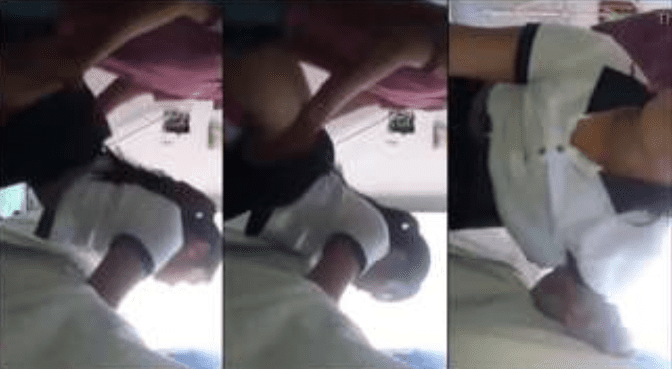 tremenda morrita colegiala de prepa de CDMX cogiendo de perrito