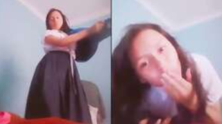 colegiala mexicana putita se desnuda completita y le manda video al novio