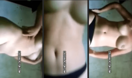 jovencita cachonda se desviste haciendo baile caliente para sus amigos