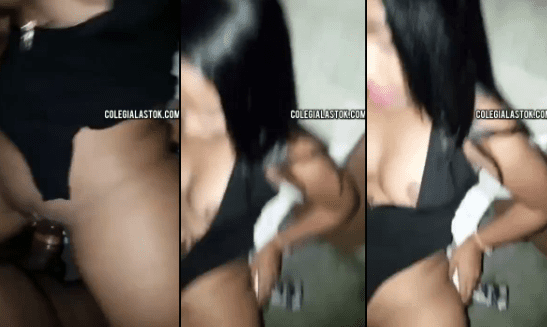 Linda jovencita dominicana penetrada en el baño por novio vergon y ella se queja