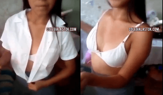 colegiala mexicana acepta encuerarse completita para sus compañeros y la graban