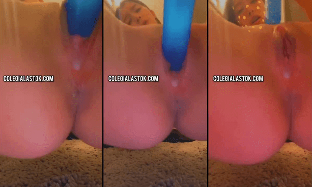 jovencita jariosa se masturba hasta sacarse crema de la vagina