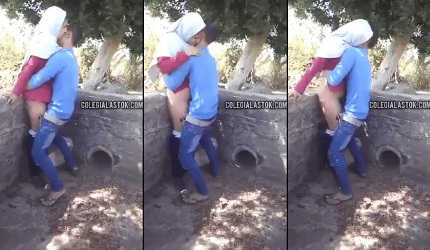 cogiendo a jovencita inocente en el parque donde nadie los ve