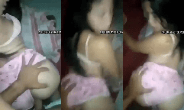 morrita culona le hacen la pijama de lado y se la cogen delicioso
