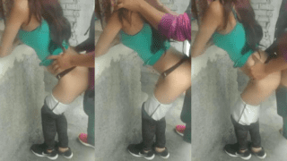 se cogen entre varios a una morrita colegiala y uno de ellos la graban
