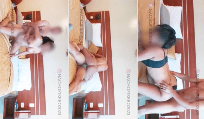 jovencita acepta ir a coger a un hotel y dejarse grabar a cambio de dinero