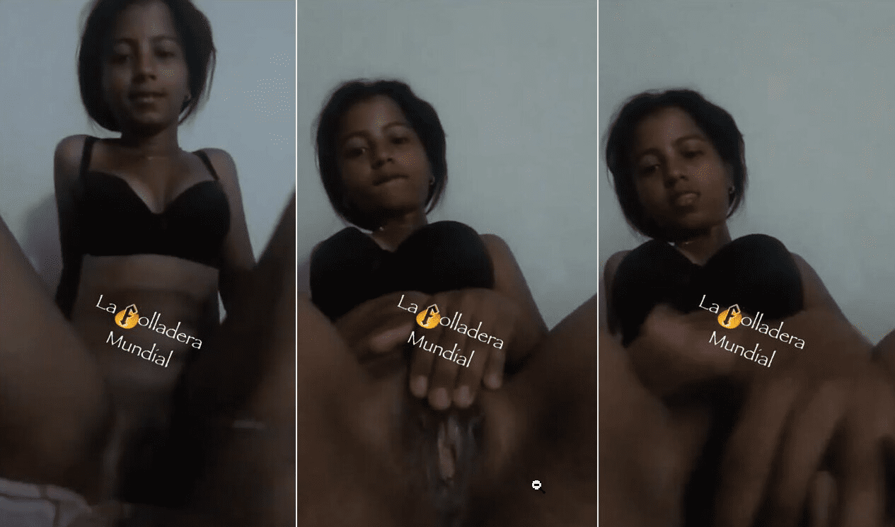 jovencita mexicana se graba tocandose la panocha para el novio