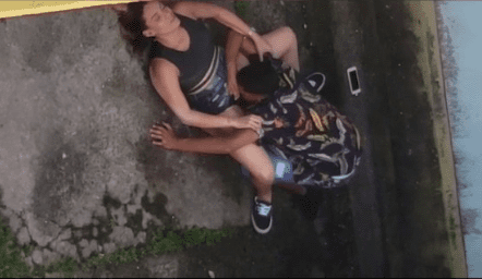 cuando la calentura pega en plena calle