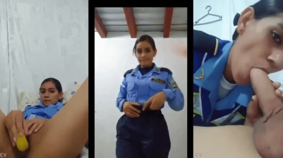 policia cachonda se graba tocandose la panocha
